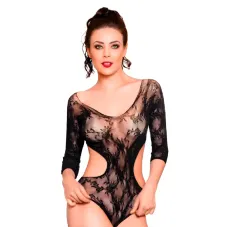 Body Sensual Arrastão Rendado Engana Mamãe Yaffa
